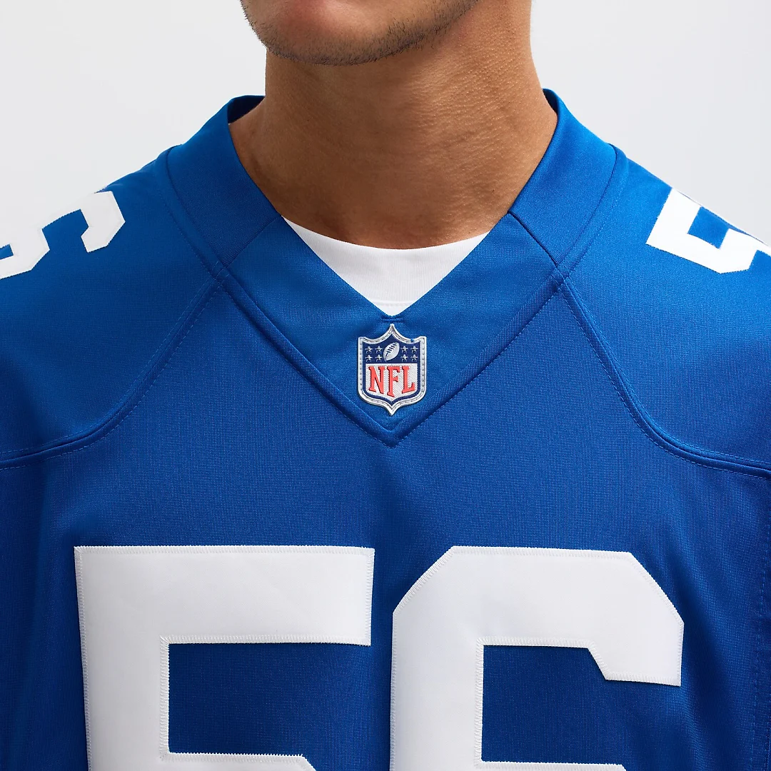 Zennovawear Men's Quenton Nelson Royal Indianapolis Colts Alternate Vapor Limited Jersey