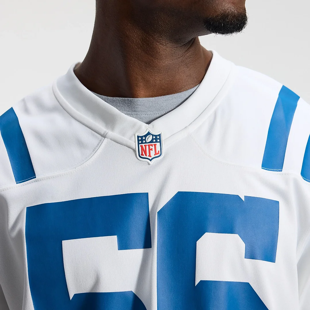 Zennovawear Quenton Nelson Indianapolis Colts Game Player Jersey - White