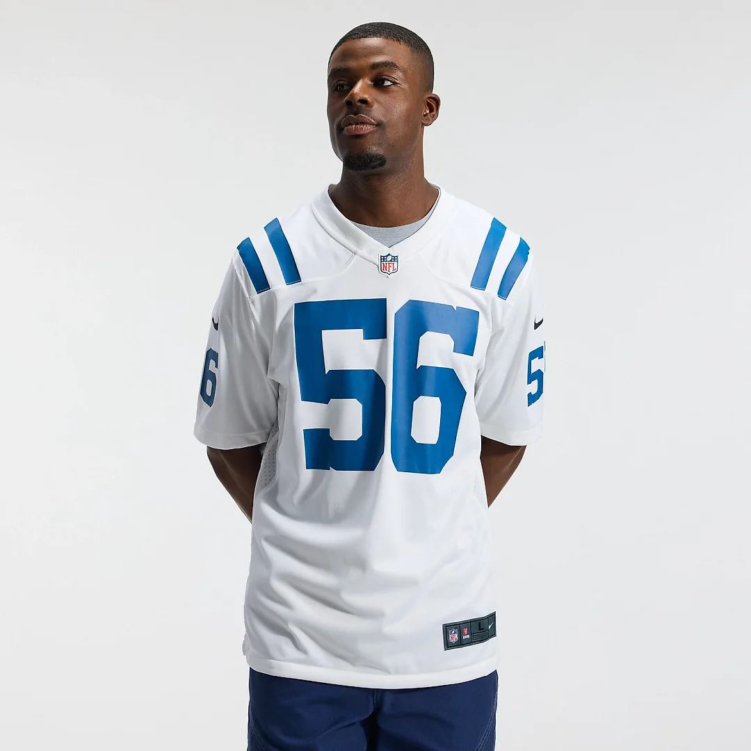 Zennovawear Quenton Nelson Indianapolis Colts Game Player Jersey - White