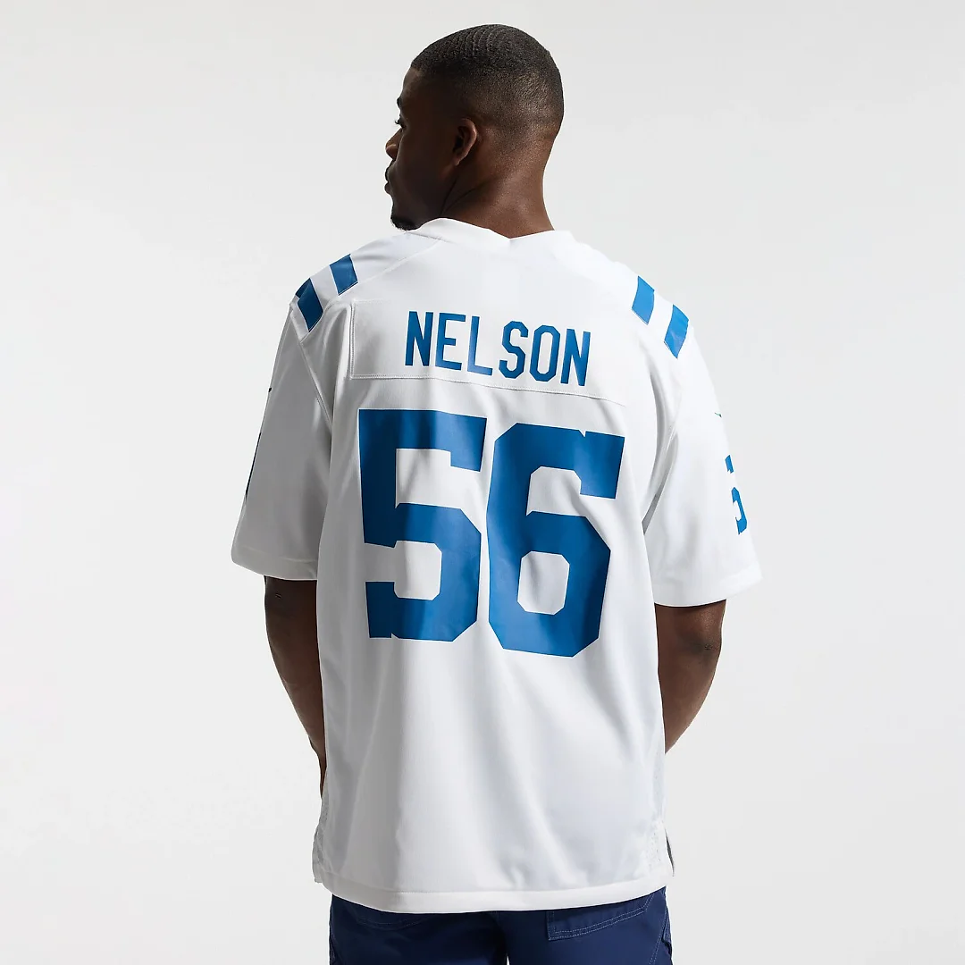 Zennovawear Quenton Nelson Indianapolis Colts Game Player Jersey - White