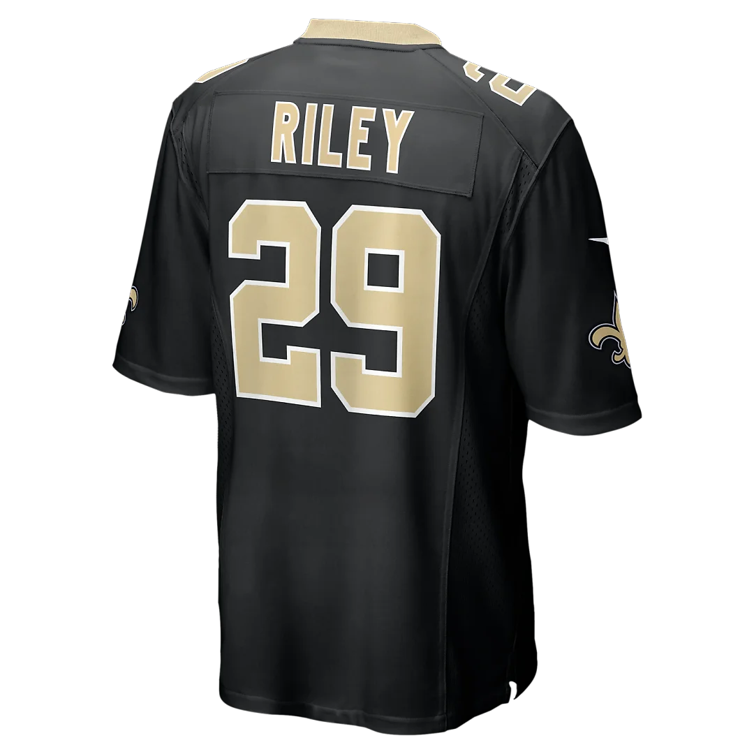 Zennovawear Quincy Riley New Orleans Saints Team Game Jersey - Black