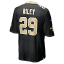 Zennovawear Quincy Riley New Orleans Saints Team Game Jersey - Black