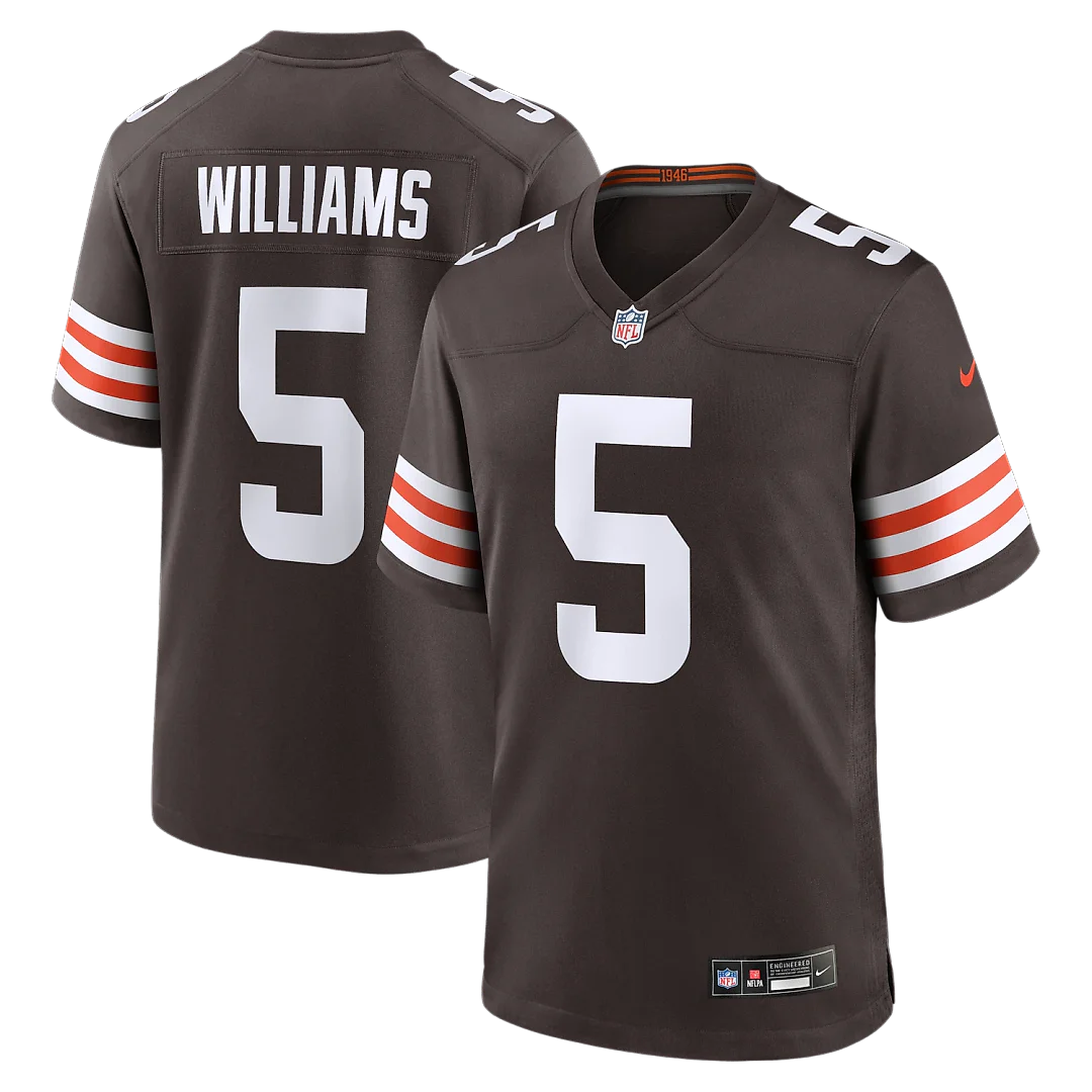 Zennovawear Quincy Williams Cleveland Browns Team Game Jersey - Brown