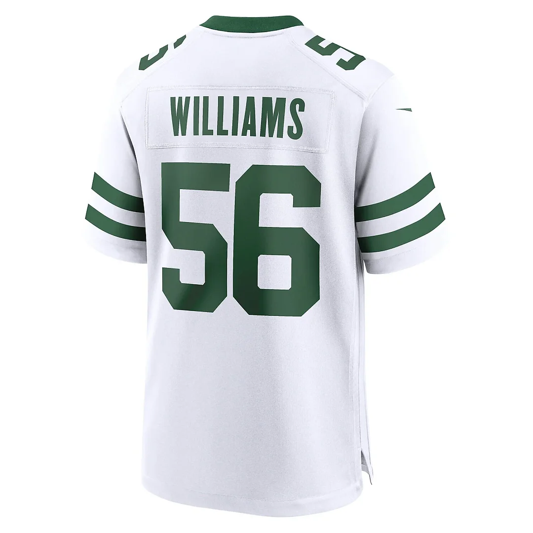 Zennovawear Quincy Williams New York Jets Game Jersey - Legacy White