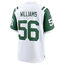 Zennovawear Quincy Williams New York Jets Alternate Game Jersey - White