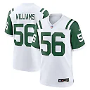 Zennovawear Quincy Williams New York Jets Alternate Game Jersey - White