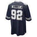 Zennovawear Quinnen Williams Dallas Cowboys Team Game Jersey - Navy