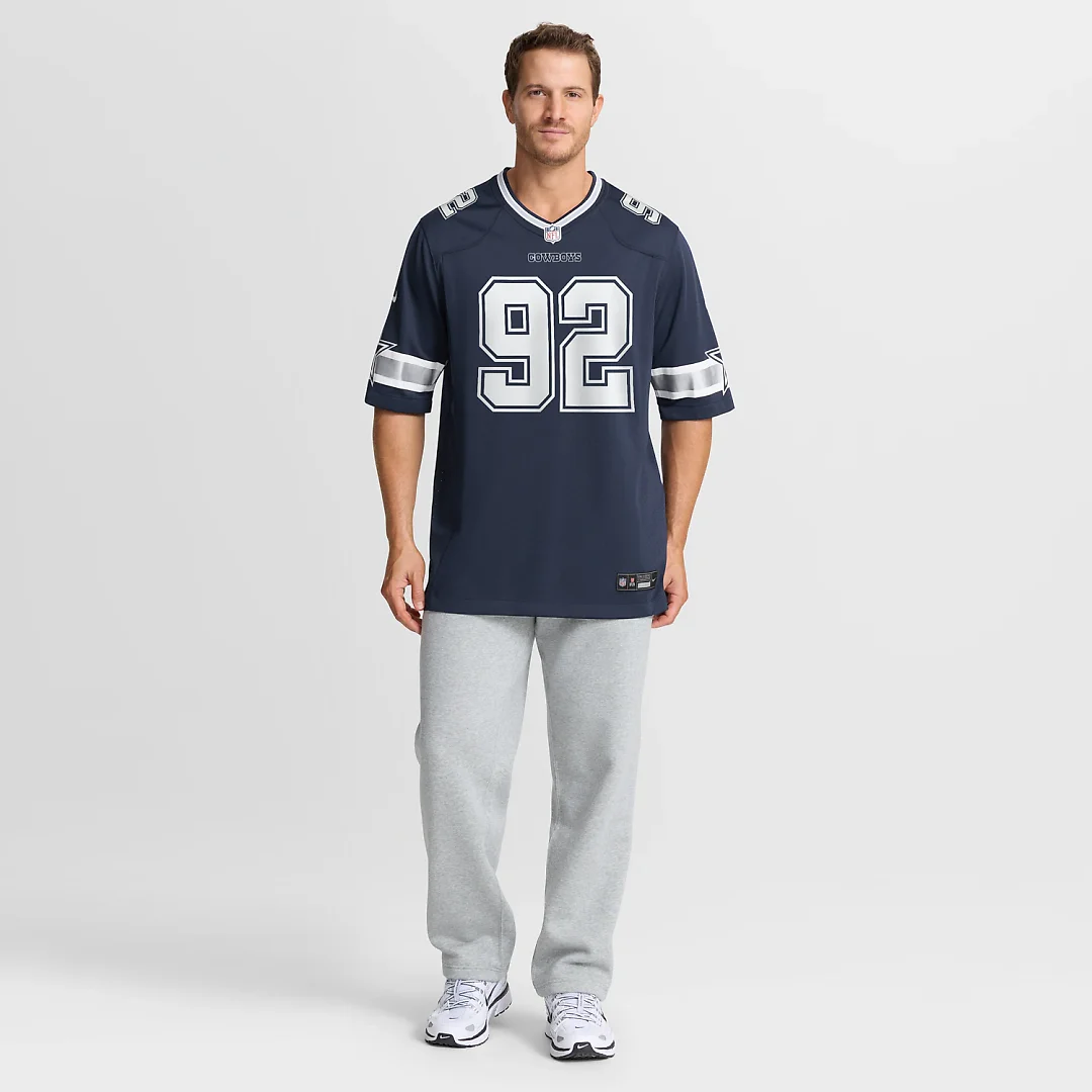 Zennovawear Quinnen Williams Dallas Cowboys Team Game Jersey - Navy