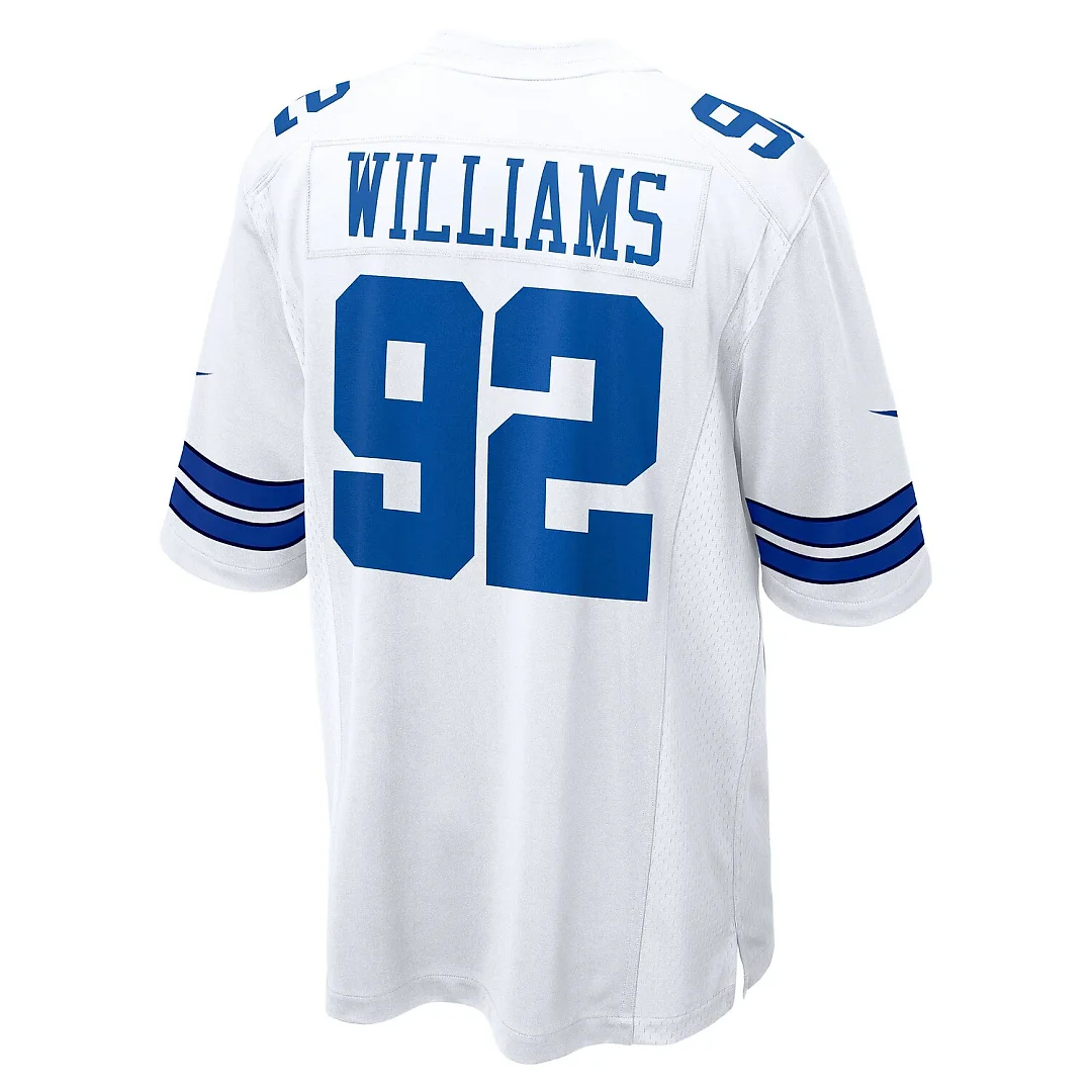Zennovawear Quinnen Williams Dallas Cowboys Game Jersey - White