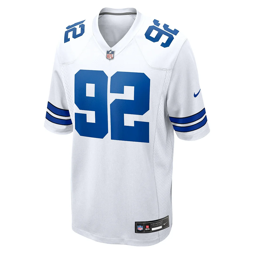 Zennovawear Quinnen Williams Dallas Cowboys Game Jersey - White