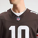 Zennovawear Quinshon Judkins Cleveland Browns Team Vapor FUSE. Stitched Limited Jersey - Brown