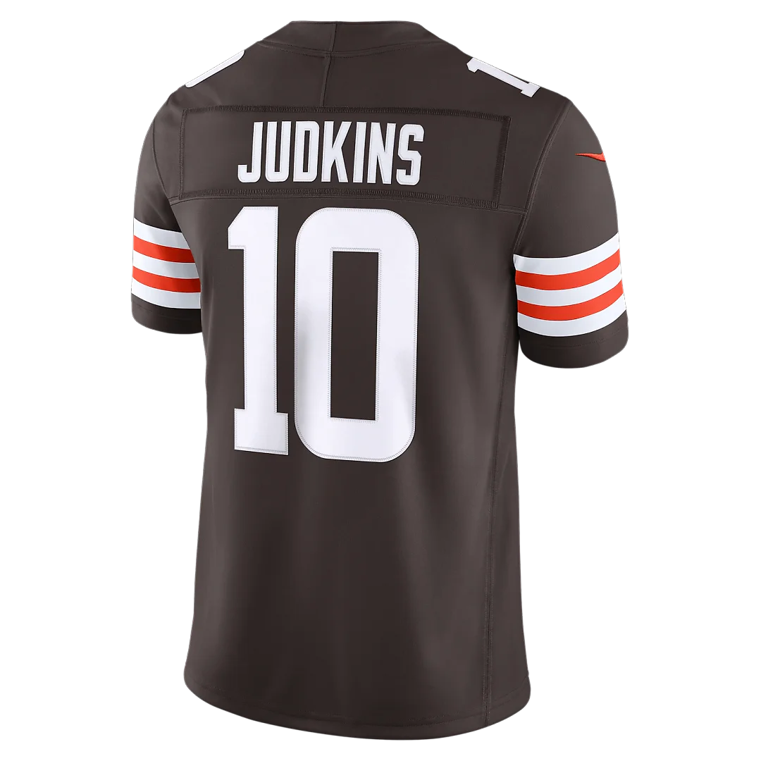 Zennovawear Quinshon Judkins Cleveland Browns Team Vapor FUSE. Stitched Limited Jersey - Brown