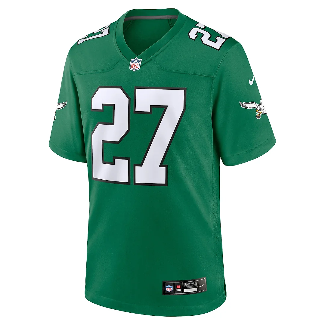 Zennovawear Quinyon Mitchell Philadelphia Eagles Alternate Game Jersey - Kelly Green