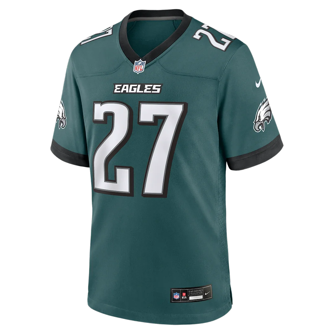 Zennovawear Quinyon Mitchell Philadelphia Eagles Team Game Jersey - Midnight Green