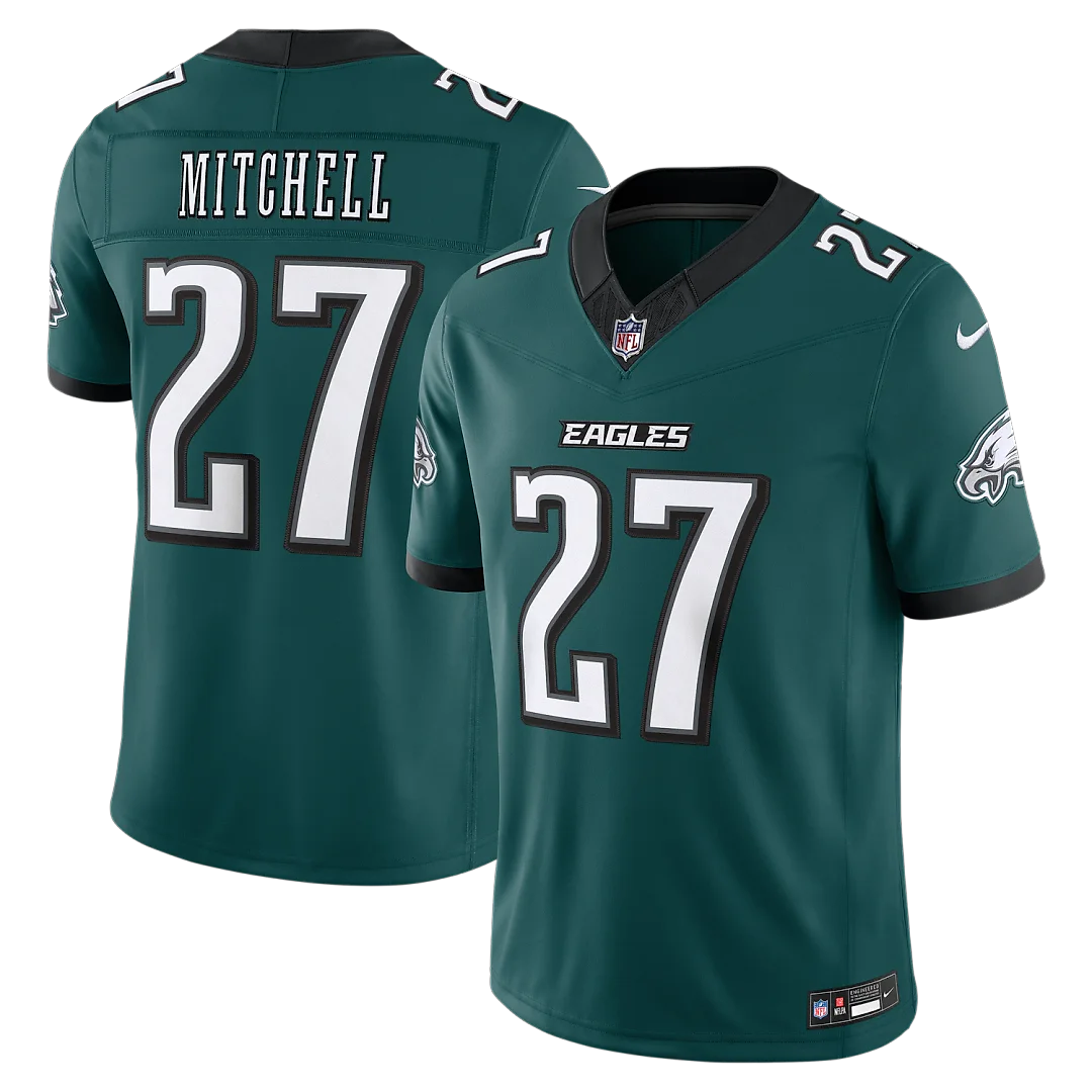 Zennovawear Quinyon Mitchell Philadelphia Eagles Team Vapor FUSE. Stitched Limited Jersey - Midnight Green