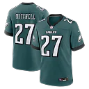 Zennovawear Quinyon Mitchell Philadelphia Eagles Team Game Jersey - Midnight Green
