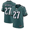 Zennovawear Quinyon Mitchell Philadelphia Eagles Player Game Jersey - Midnight Green