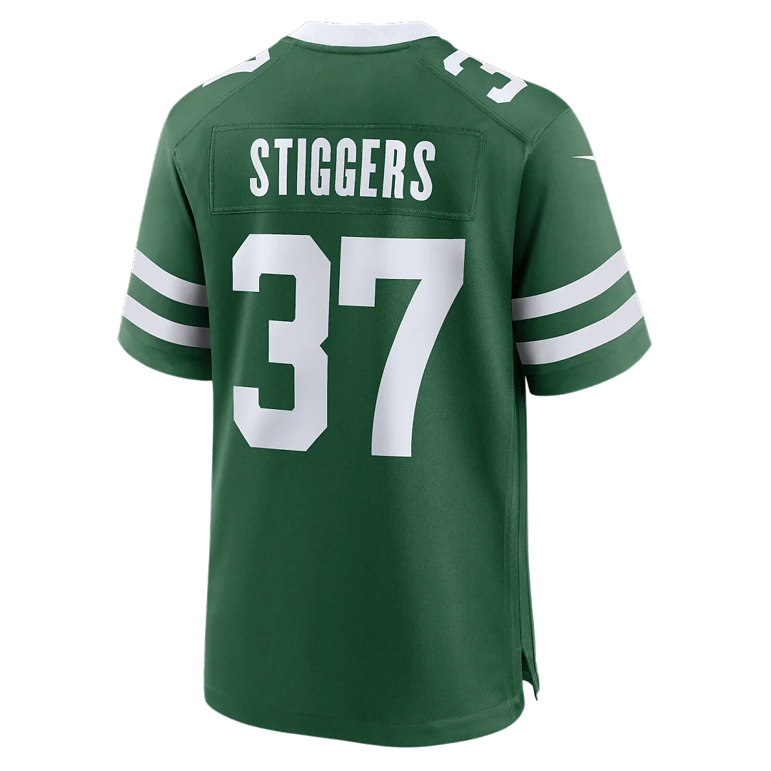 Zennovawear Qwan'tez Stiggers New York Jets Team Game Jersey - Legacy Green