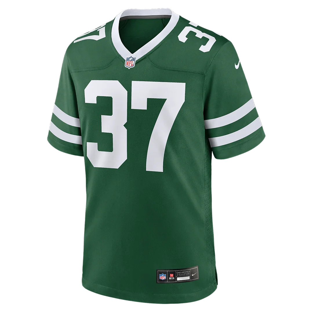 Zennovawear Qwan'tez Stiggers New York Jets Team Game Jersey - Legacy Green