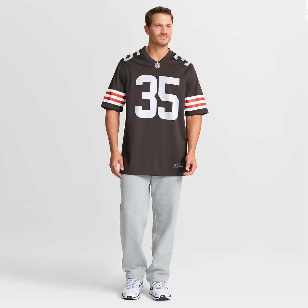 Zennovawear Raheim Sanders Cleveland Browns Team Game Jersey - Brown