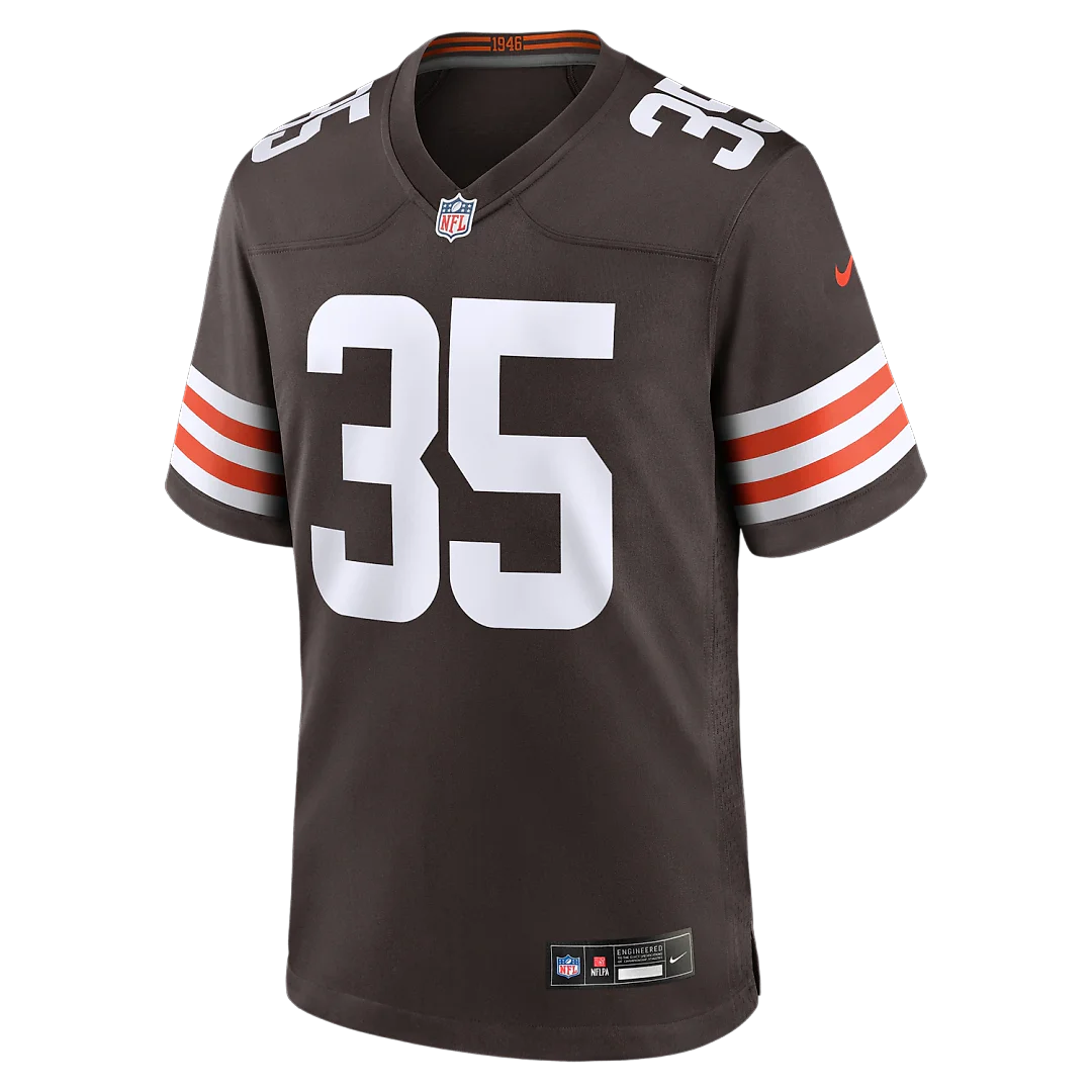 Zennovawear Raheim Sanders Cleveland Browns Team Game Jersey - Brown