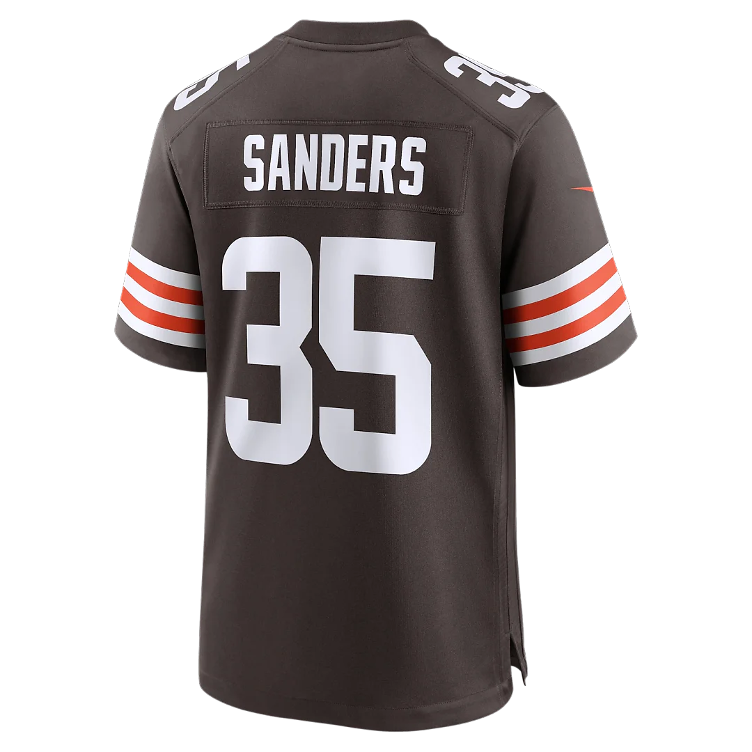Zennovawear Raheim Sanders Cleveland Browns Team Game Jersey - Brown