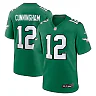 Zennovawear Randall Cunningham Philadelphia Eagles Alternate Retired Player Game Jersey - Kelly Green
