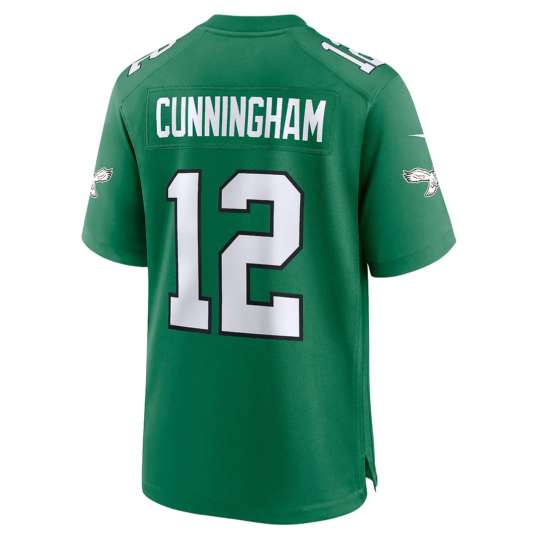 Zennovawear Randall Cunningham Philadelphia Eagles Alternate Retired Player Game Jersey - Kelly Green