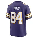Zennovawear Randy Moss Minnesota Vikings Classic Retired Player Game Jersey - Purple