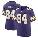 Zennovawear Randy Moss Minnesota Vikings Classic Retired Player Game Jersey - Purple