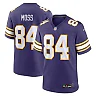 Zennovawear Randy Moss Minnesota Vikings Classic Retired Player Game Jersey - Purple