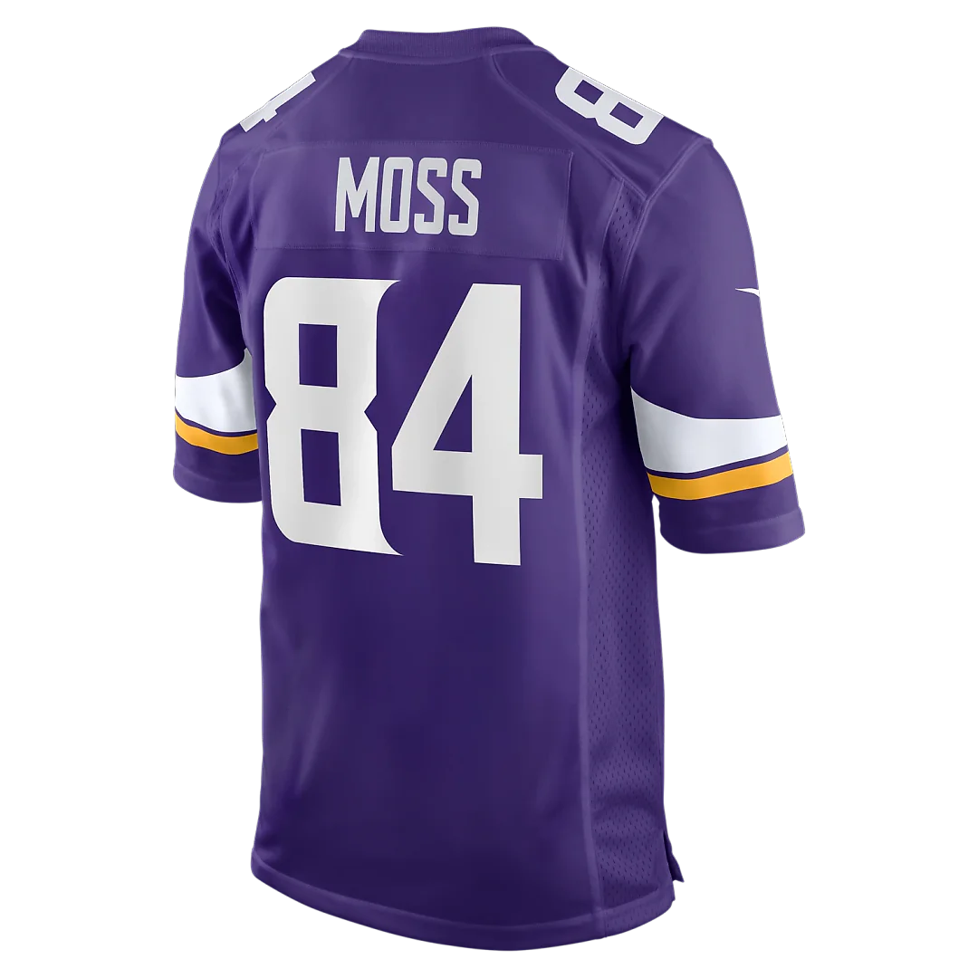 Zennovawear Randy Moss Minnesota Vikings Game Retired Player Jersey - Purple
