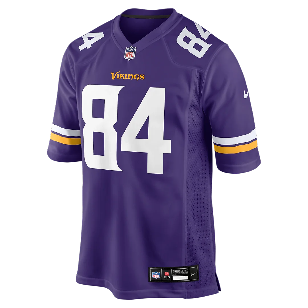 Zennovawear Randy Moss Minnesota Vikings Game Retired Player Jersey - Purple
