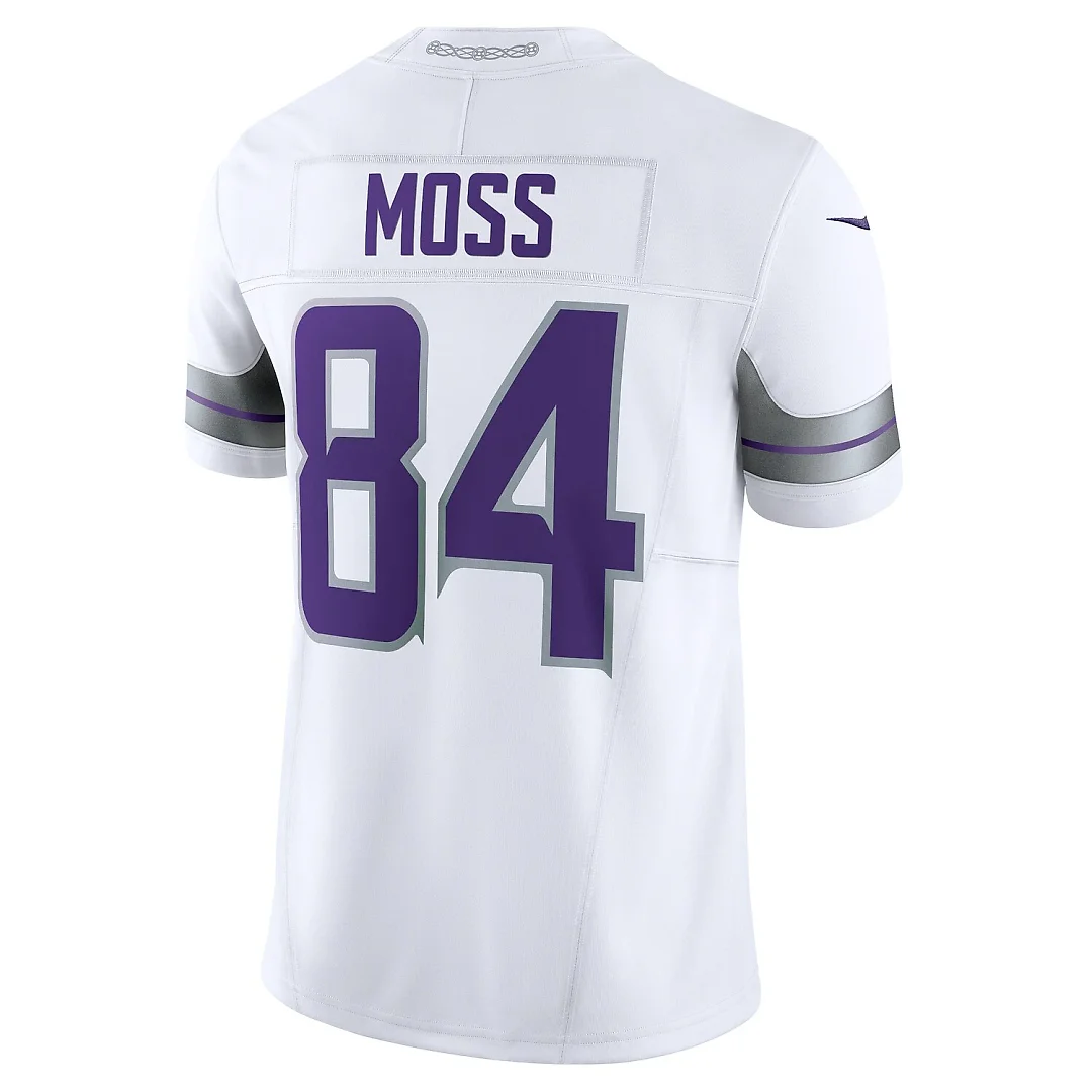 Zennovawear Randy Moss Minnesota Vikings Alternate Vapor FUSE. Retired Player Limited Jersey - White