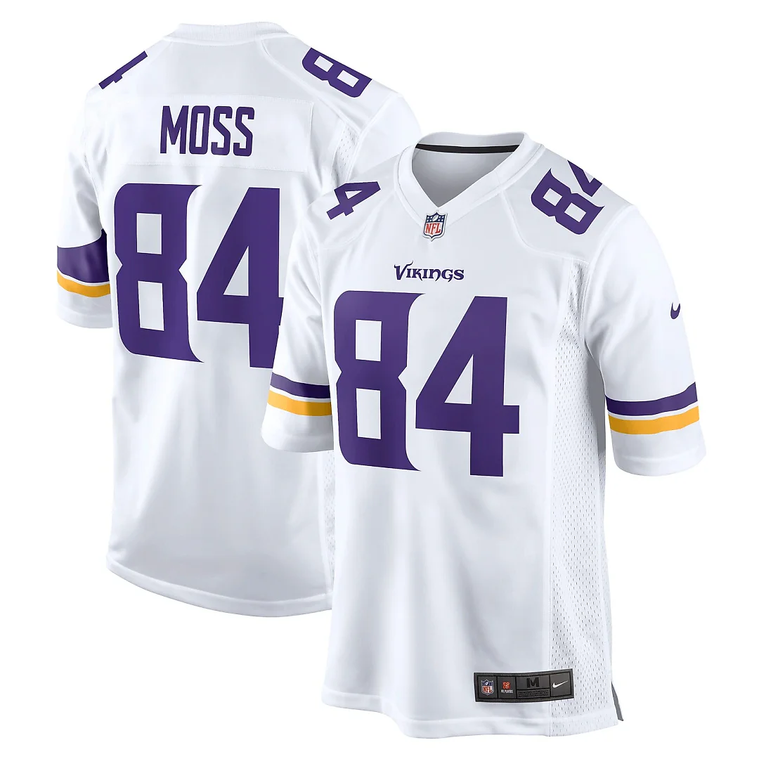 Zennovawear Randy Moss Minnesota Vikings Retired Player Game Jersey - White