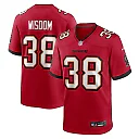 Zennovawear Rashad Wisdom Tampa Bay Buccaneers Team Game Jersey - Red