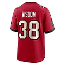 Zennovawear Rashad Wisdom Tampa Bay Buccaneers Team Game Jersey - Red