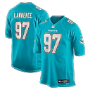 Zennovawear Rashard Lawrence Miami Dolphins Team Game Jersey - Aqua