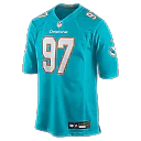 Zennovawear Rashard Lawrence Miami Dolphins Team Game Jersey - Aqua