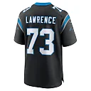 Zennovawear Rashard Lawrence Carolina Panthers Game Jersey - Black