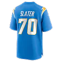 Zennovawear Rashawn Slater Los Angeles Chargers Game Jersey - Powder Blue