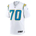 Zennovawear Rashawn Slater Los Angeles Chargers Game Jersey - White