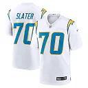Zennovawear Rashawn Slater Los Angeles Chargers Game Jersey - White