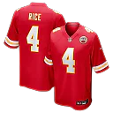 Zennovawear Rashee Rice Kansas City Chiefs Game Jersey - Red