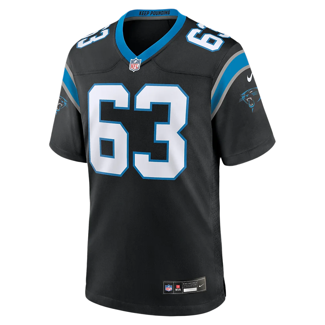 Zennovawear Rasheed Walker Carolina Panthers Team Game Jersey - Black