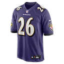 Zennovawear Rasheen Ali Baltimore Ravens Team Game Jersey - Purple