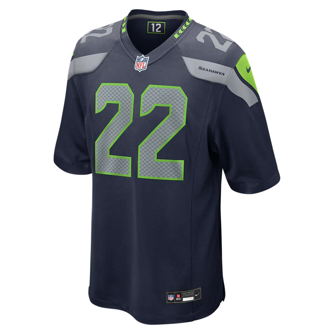 Zennovawear Rashid Shaheed Seattle Seahawks Team Game Jersey - College Navy