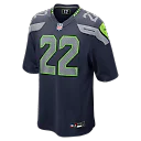 Zennovawear Rashid Shaheed Seattle Seahawks Team Game Jersey - College Navy
