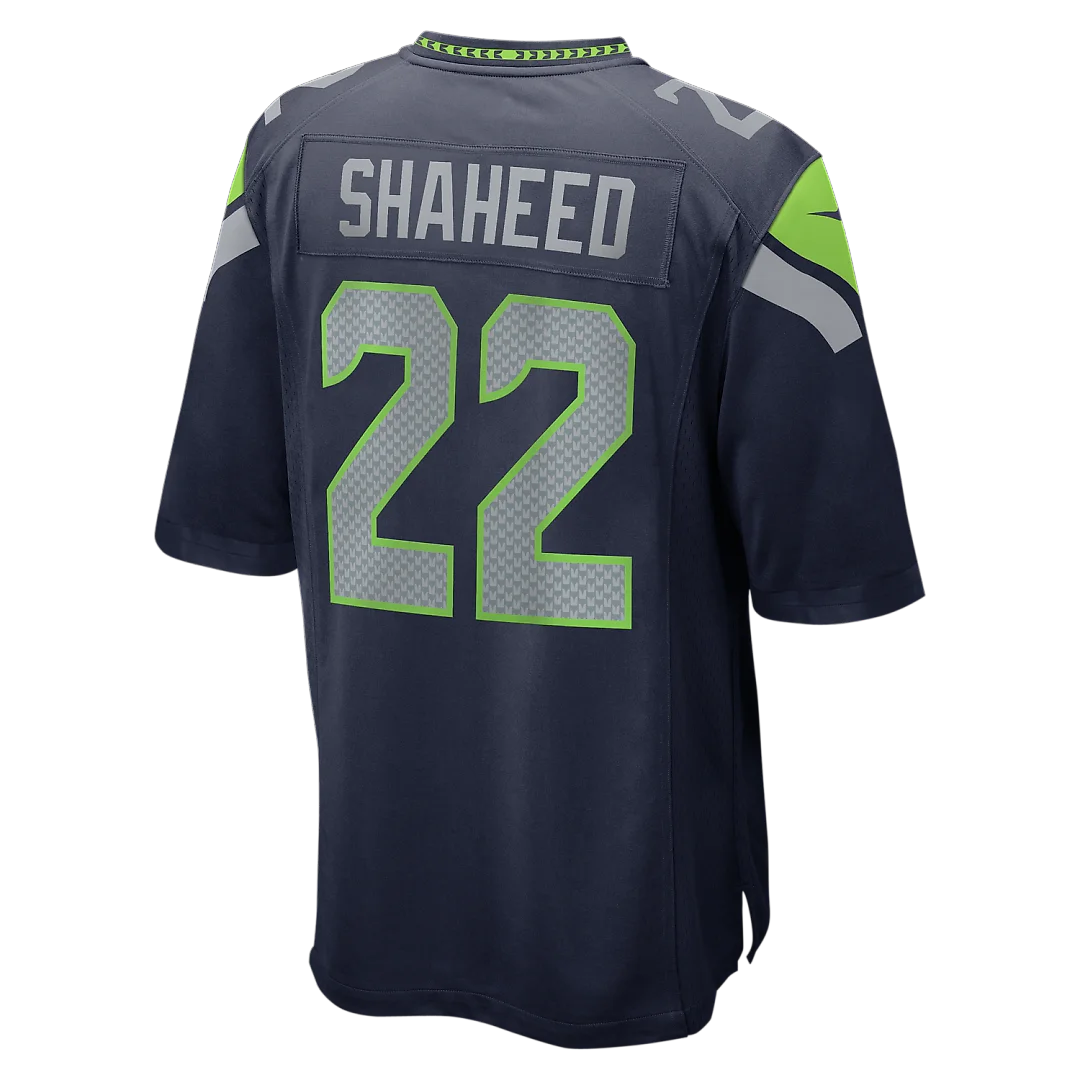 Zennovawear Rashid Shaheed Seattle Seahawks Team Game Jersey - College Navy