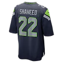 Zennovawear Rashid Shaheed Seattle Seahawks Team Game Jersey - College Navy